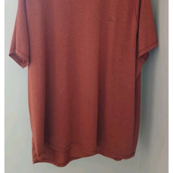 L.L. Bean Access Trail Tee Shirt Size 3XLT Tall Orange S/S Lightweight Outdoor - Picture 4 of 8